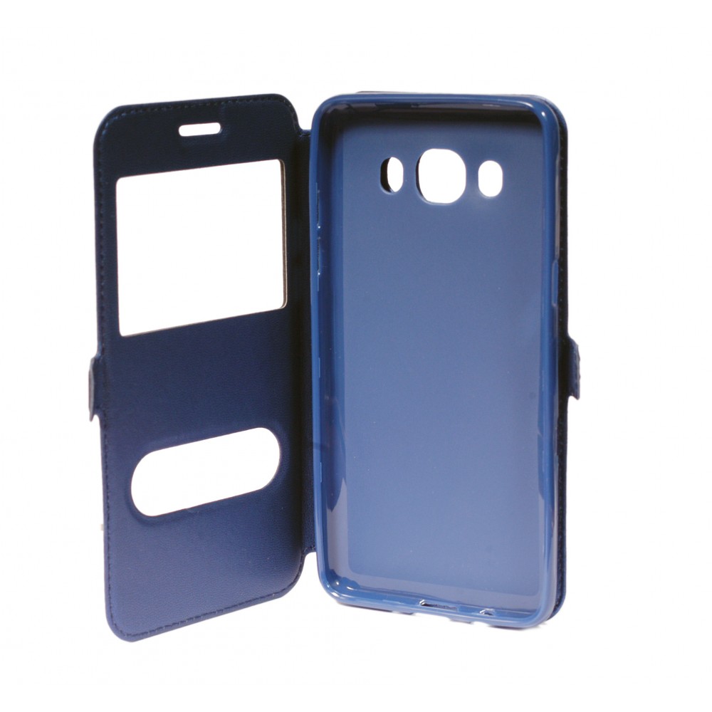 OEM Θήκη Βιβλίο Με Παράθυρα Για Samsung Galaxy S6 (G920) Μπλε Τηλεφωνία